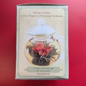 Numi Flowering Tea dancing leaves teapot